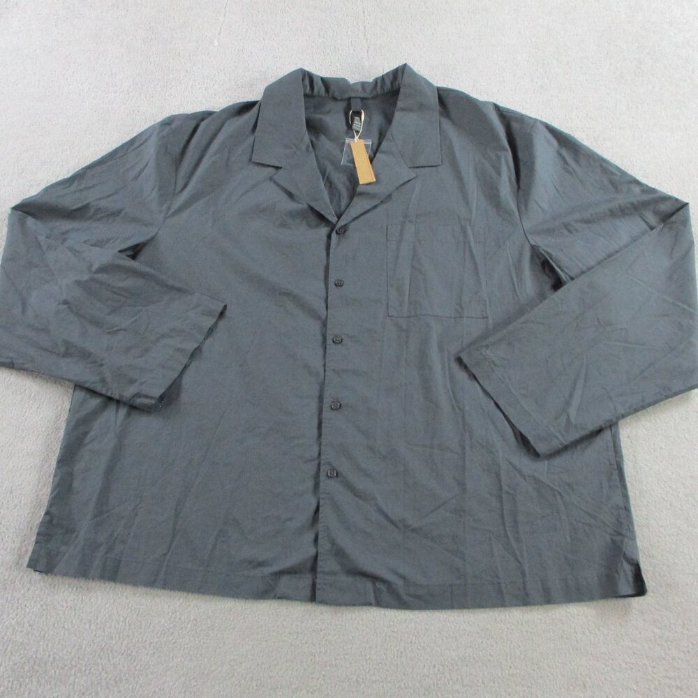 SKIMS Gray Casual Button-Down Shirt